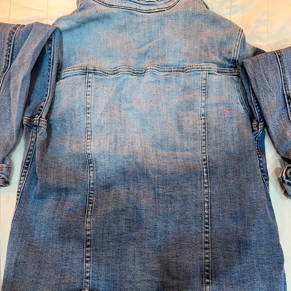 Distressed Denim Jacket (L) - Picture 2 of 6